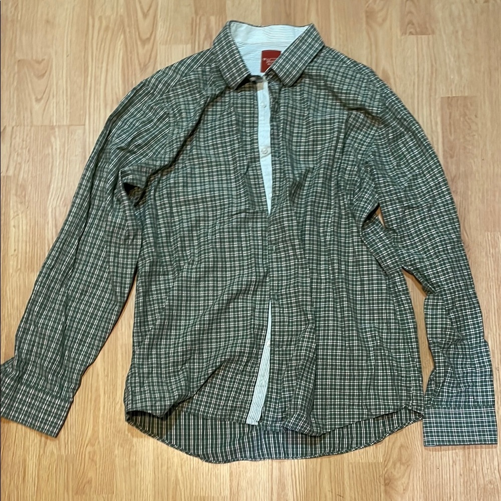 Original Penguin Green Casual Button Down Shirt